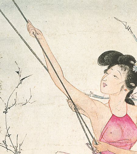 东宁-胡也佛的仕女画和最知名的金瓶梅秘戏图